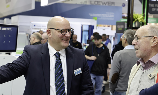 Christoph Jakobs (Schechtl Maschinenbau GmbH) im Fachgespräch