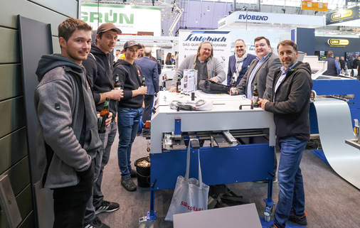  Kollegen aus Österreich beim Netzwerkgespräch am Treffpunkt Schlebach …