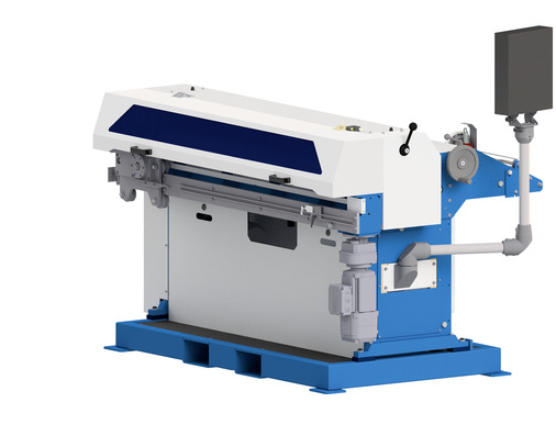  Die weiterentwickelte Spaltanlage SLMSS 1250 Evo mit digitaler Einstellhilfe zur Messerverstellung