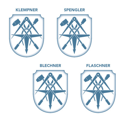  Optische Klammer: 
ein Wappen für vier 
Berufsbezeichnungen