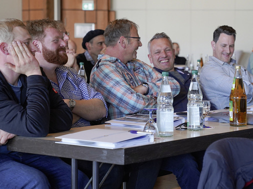    Gut gelaunte Teilnehmer des 27. Klempnertreffs in Titisee