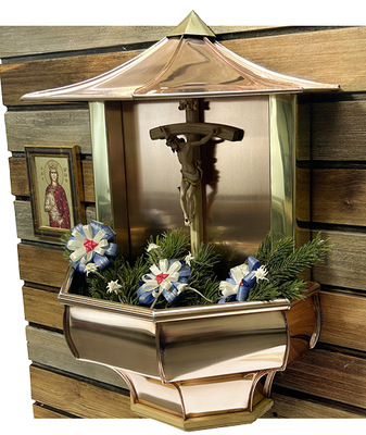  Dieses religiöse Kleindenkmal fertigte Franz Hallinger an