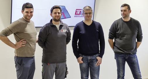 BM-digital-Anwendernetzwerk-Gastgeber Philipp Theißl, Manuel Meixner, Markus und Mario Theißl