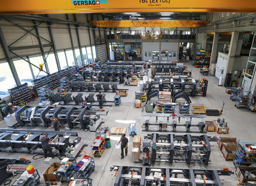  Montagehalle der Jorns AG in Lotzwil, Schweiz