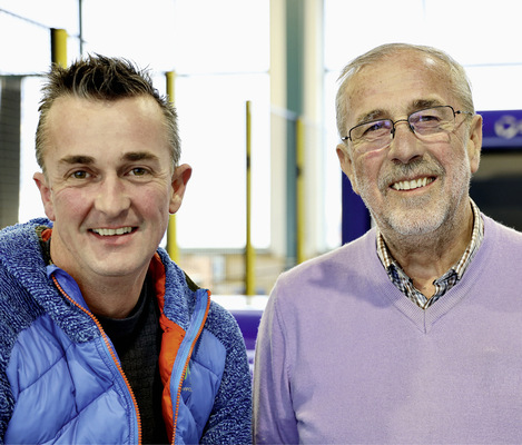    Peter und Hubert Trenkwalder in der Werkstatt (Archivbild 2019) 