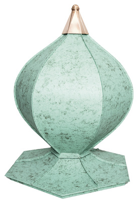  Zwiebelturm aus vorpatiniertem Kupfer von Lutz Terhart