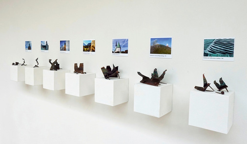 Exponate der Schau „Die Schönheit historischer Blechdächer und deren Erhalt“