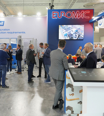 Blick auf den Euromac-Messestand