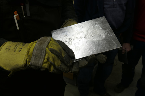 …und anschließend gewalzt