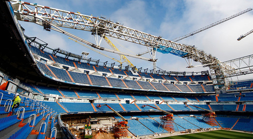 Der zusammengebaute Träger vor der Fertigstellung