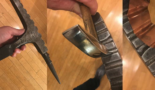 Früher wurden Sicken mit dem Sickenhammer auf dem Sickenstock hergestellt