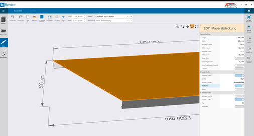 Mit der Bendex-Software bestellen Kunden Biegeteile direkt, nutzen Templates für individuelle Anpassungen und profitieren von beschleunigten Abläufen