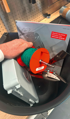 Der Rinnenschnurabroller für Akkubohrmaschinen stammt von M.A.S.C.-Urgestein Stefan Burger