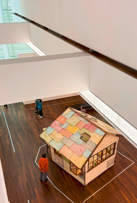 My Drawing Room 2008, Bedroom Included, 2008 Installation, 301,5 x 375 x 380 cm - © Bild: BAUMETALL