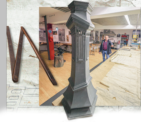 Blick in die Museumswerkstatt - © Bild: BAUMETALL