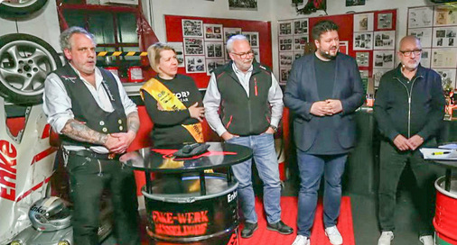 Zufriedene Teilnehmer: Michael Wenzel, Katja Lilu Melder, Hans-Ulrich Kainzinger, Oliver Oettgen und Thomas Schmitz in der Abschlussdiskussion