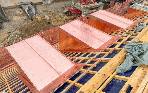 Auch die Dacheindeckungen sind samt Anschlussprofilen perfekt ausgeführt