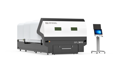 Die Spiegel Laserschneidanlage SPL 3015 ist auf die Bedürfnisse in Spenglerfachbetrieben abgestimmt