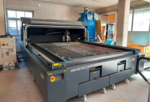 Zuschnitte werden am Bless-Laser vorgenommen