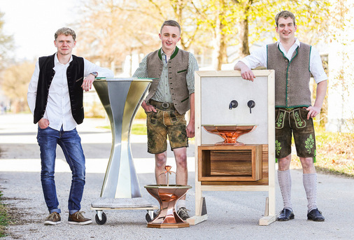 Die Kursbesten: Kilian Ziegltrum, Josef Roth und Anton Wendl