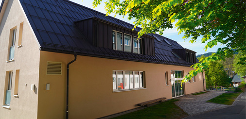 Neues Dach aus Aluminium am Birklehof