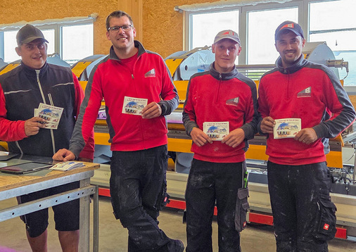 Das Team von Brenner macht ebenfalls Werbung für die Berufsgruppe