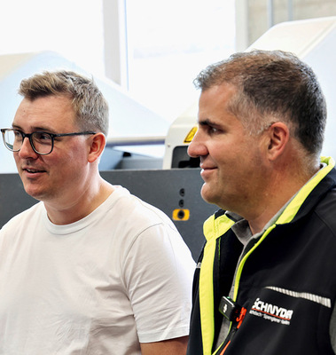 Matthias Engel und Valentin Schnyder