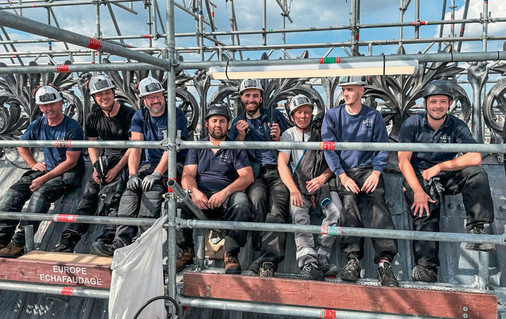 Einige stolze Bleidachdecker der Balas-Gruppe