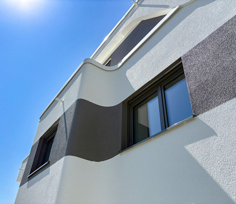 Perfekter Überstand und gleichmäßige Schattenfuge an den Abdeckungen