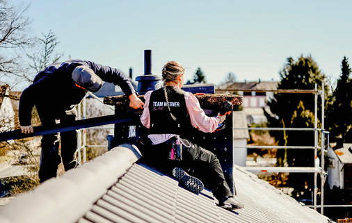 Lorelay Wegner möchte mit ihrem Instagram-Account vor allem Mädchen und junge Frauen für das Dachhandwerk begeistern