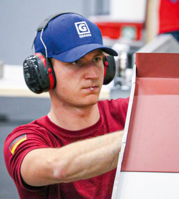 Hoch konzentriert: Quentin Gramm