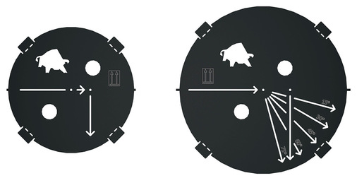Die neue HWS-Schablone erleichtert die Montage von Vario-Rundprofilen