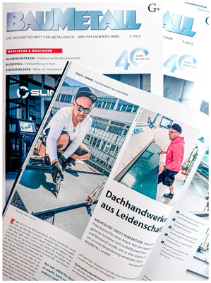 Dachdecker Alex in Aktion