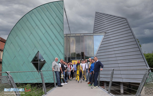 Sogar die komplexe Gebäudegeometrie des Museums kann digital ausgemessen werden