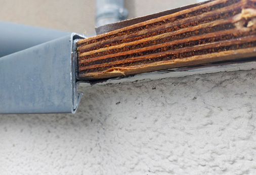 Zu geringe Abtropfkanten sind ein leider immer wiederkehrender Fehler