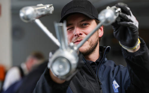 Théo le Gallet ist Dachhandwerker bei der Balas-Gruppe