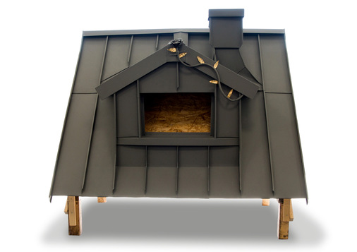Dachmodell mit Satteldachgaube und Kamin von Felix Klaus Schieck