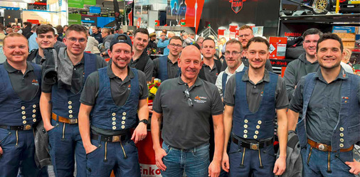 Kiesele-Team auf der Dach + Holz in Köln