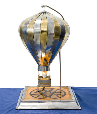 Heißluftballon als Lampe von Björn Harnauer