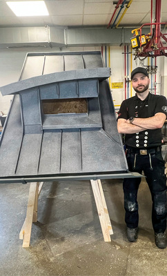 Tom Fischer ist Deutscher Vizemeister im Klempnerhandwerk
