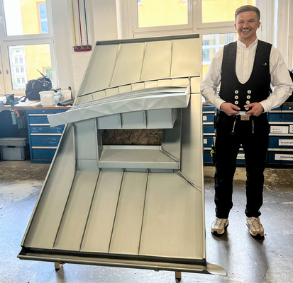 Grzegorz Ginter ist Ausbilder der Dachdeckerinnung