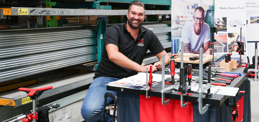 „Ronny“ zeigt bei Bessey u. a. Zwingen und Blechscheren