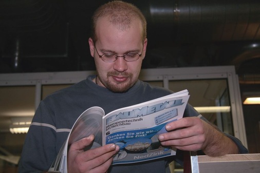 Matthias Wünsch informiert sich über aktuelle Neuigkeiten
