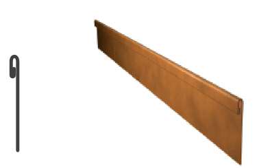 Steckprofil oben

Am oberen Fassadenpunkt wird eine Steckleiste angebracht, die das Einstecken des ersten Paneels ermöglicht und dem Paneel entsprechenden Halt gibt.
