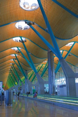 Innenansicht am Flughafen Madrid