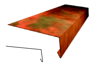 Rinneneinhangprofil
Klassisches Profil zur Überleitung von Bitumen-, Folien- oder Flüssigkunststoffbelägen in Dachrinnen aller Art. Das Profil kann auch als einfaches Abtropfprofil eingesetzt werden.
