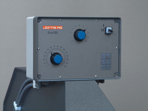 Einfache Anordnung der Funktionstasten auf der neuen Steuerung Eco-100.
