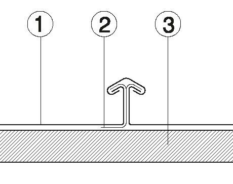 Abb. 5, Wulstenfalz, Schema Zinktafel Haft Holzschalung