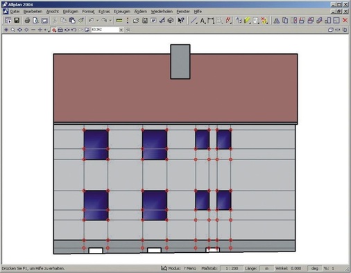 …zum 2D-Plan in der Aufmaßsoftware.