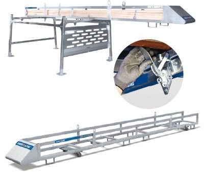 Das Long Rack kann auf unterschiedlichen Pritschenwagen oder Pick-Up´s adaptiert werden und ist in wenigen Sekunden per Schnellverschluss gesichert